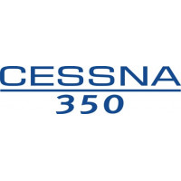 Cessna 350 Aircraft Script Logo