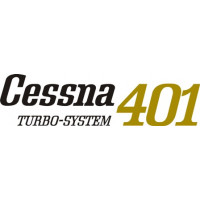 Cessna 401 Turbo System Businessliner Aircraft Logo Decal 