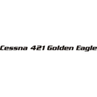 Cessna 421 Golden Eagle Aircraft Logo 