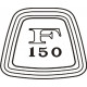 Cessna Aerobat F150 Aircraft Yoke Logo 