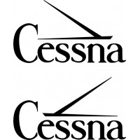 Cessna Aircraft Cessna Aircraft Logo Decal 