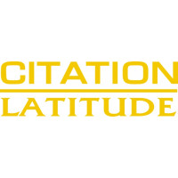 Cessna Citation Latitude Aircraft Logo Decal 