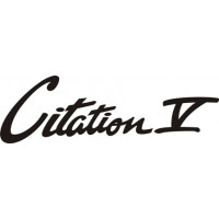 Cessna Citation V Aircraft Logo Decal 