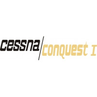 Cessna Conquest I Aircraft Script Logo 