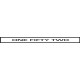 Cessna One FiftyTwo Aircraft Placards Logo Decals
