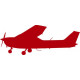 Cessna Skyhawk 172 Airplane Silhouette Signs Logo 