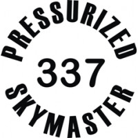 Cessna Skymaster 337 Pressurized Aircraft Logo