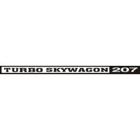 Cessna Turbo Skywagon 207 Aircraft Logo Graphics Decals
