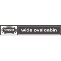 Cessna Wide Oval Cabin Aircraft Placards