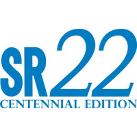 Cirrus SR22 Centennial Edition Aircraft Logo  
