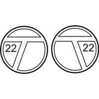Cirrus T22 Aircraft Emblem Logo Decal 