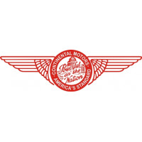 Continental Motors Aircraft Engine Logo 