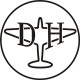 de Havilland Aircraft Logo Round Decals
