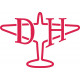 De Havilland Aircraft Outlined Decals