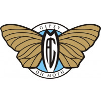 De Havilland Gipsy Moth Aircraft Logo 