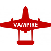 de Havilland Vampire Aircraft Logo