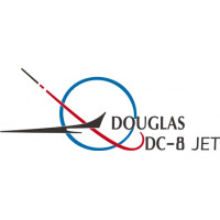 Douglas DC-8 Jet Aircraft Logo 
