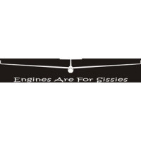 Engines Are For Sissies Sailplane Glider Logo 