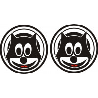 Felix The Cat Head Aircraft Fun Stuff Emblem 