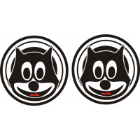 Felix The Cat Head Aircraft Fun Stuff Emblem 