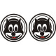 Felix The Cat Head Aircraft Fun Stuff Emblem 