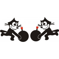 Felix The Cat Aircraft Logo