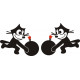 Felix The Cat Aircraft Logo