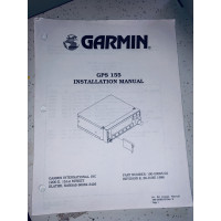 Garmin GPS 155 Installation Manual Printed Manuals