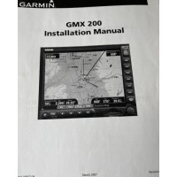 GMX 200 Installation Manual Printed Manuals Rev D