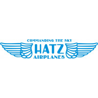 Hatz Airplane Commanding the Sky Decal