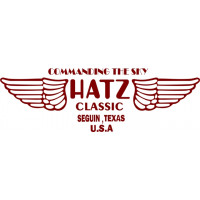 Hatz Classic Sequin, Texas Aircraft Logo Decal
