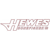 Hewes Redfisher 18 Boat Logo Outlined Only
