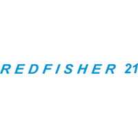 Hewes Redfisher 21 Boat Script Decals
