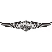 Honda Gold-wing 1000 Motorcycle Logo Decals