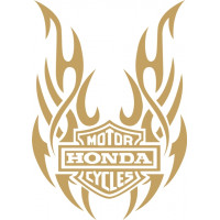 Honda Tank Motorcycle Logo Decals