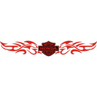 Honda Tank Motorcycle Logo Decals