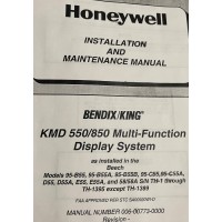 Honeywell Bendix King KMD-550/850 Multi-function Display Installation Manual 