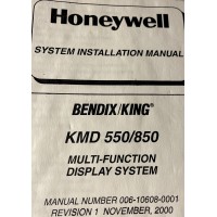 Honeywell Bendix King KMD-550/850 Multi-function Display Installation Manual 