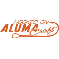 Hooked On Alumacraft Boat Logo 