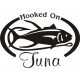 HOOKED On Tuna Boat Decal