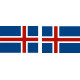 Iceland Flag Sign , Banner 