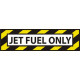 Jet Fuel Only Placard Logo Decal