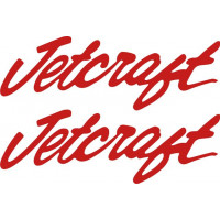 Jetcraft Boat Marine Logo Decals