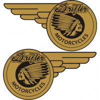 Kawasaki Drifter Motorcycle Logo,Emblem 