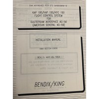 Bendix / King KAP 100 KAP 150 KFC 150 Flight Control System For Gulfstream Aerospace AG-5B Printed Manuals 