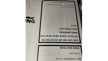 King KFC 200 Flight Control System for Beechcraft Barons Installation Manual 006-0200-02