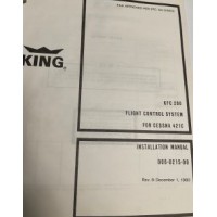 King KFC 200 Flight Control System for Cessna 421C Installation Manual Printed 