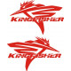 Kingfisher Boat Logo Decals