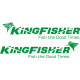 Kingfisher Fish The Good Times Boat Logo 