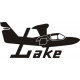 Lake Airplane Aircraft Logo 